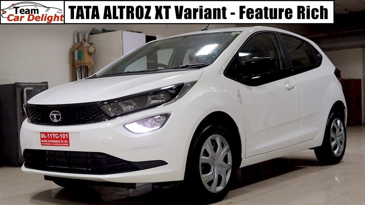 Tata Altroz XT Model - Detailed Walkaround with On Road Price | Team Car Delight