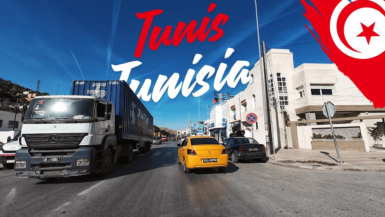 Driving from Grombalia to Hammam Lif | Tunisia 🇹🇳 4K POV