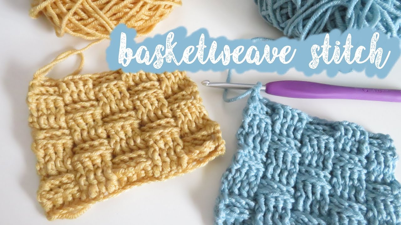 Basketweave Crochet Stitch