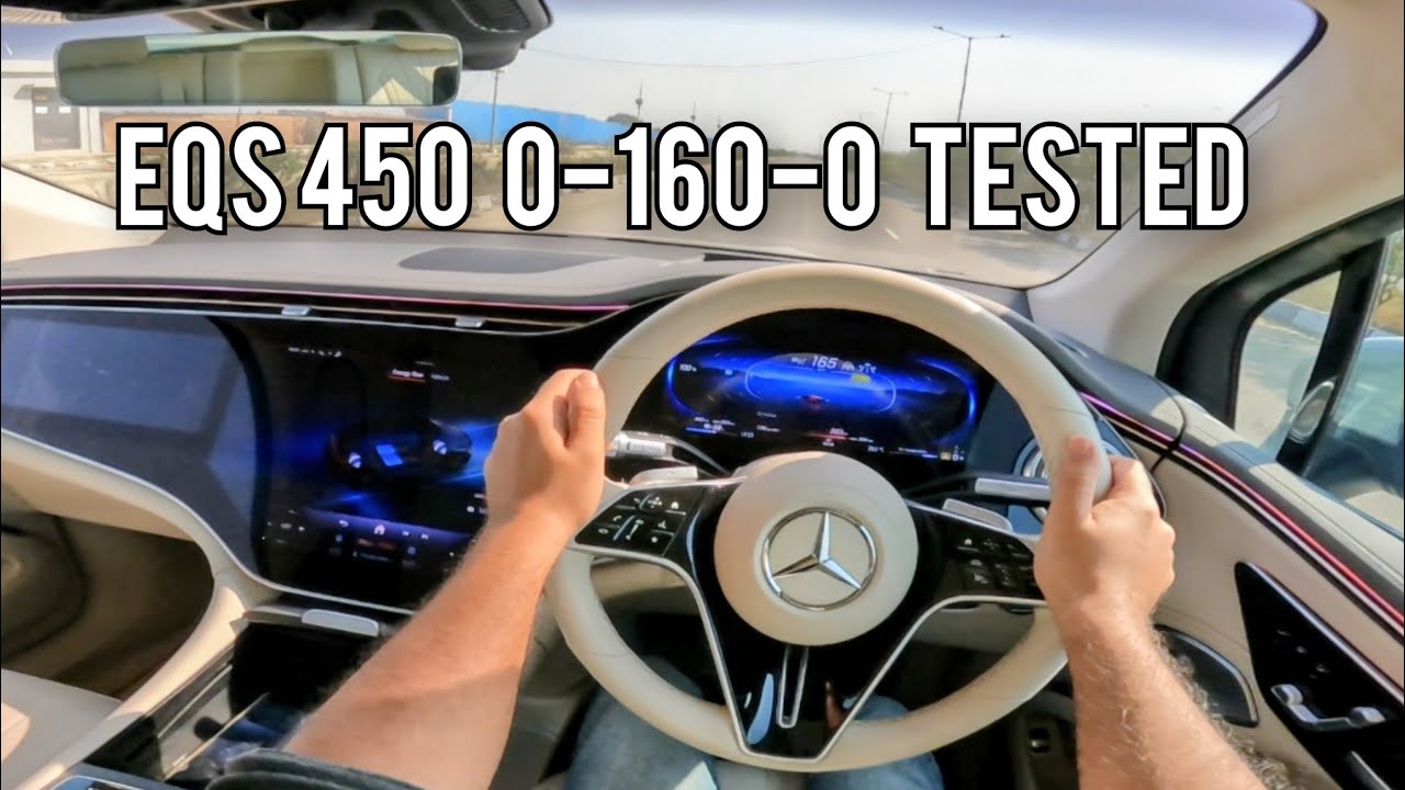 Mercedes-Benz EQS 450 Performance Review | 0-160-0 Acceleration & Braking TESTED!