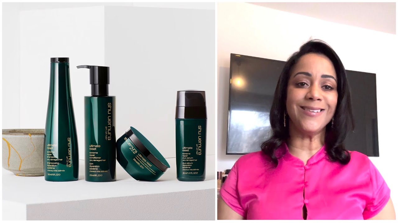Shu Uemura Ultimate Reset Resenha | Tratamento potente para cabelos extremamente danificados