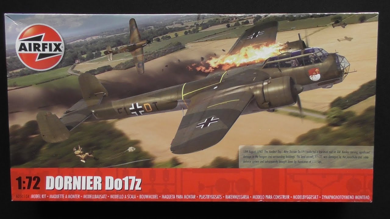 Unboxing the Best Do-17Z: Airfix 1/72 Dornier 