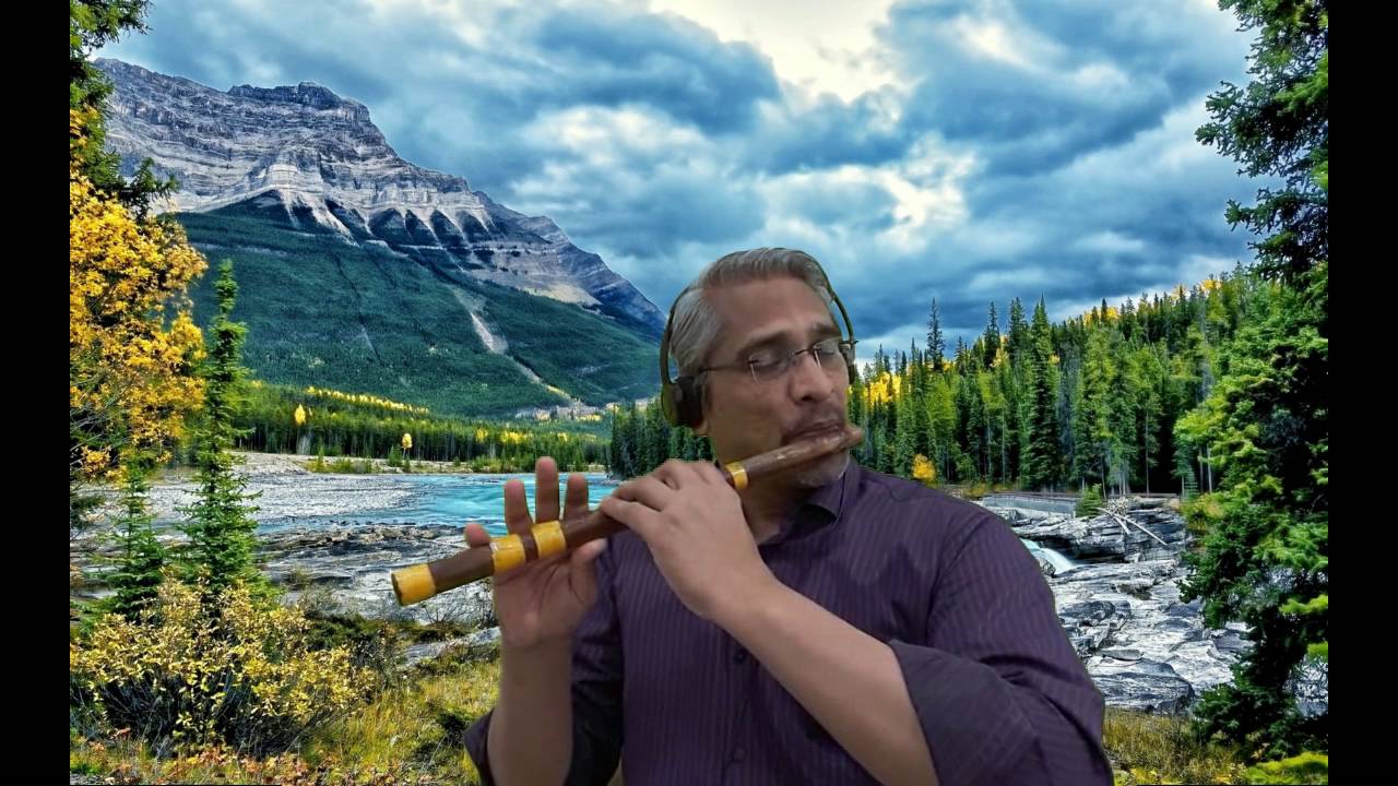 Mausam hai aashiqana (flute on Karaoke)