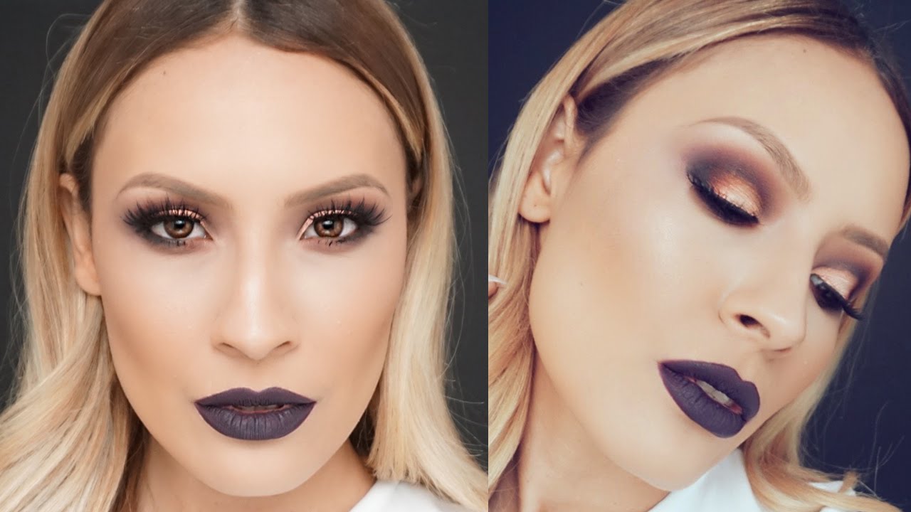 Vampy Makeup look with melt 