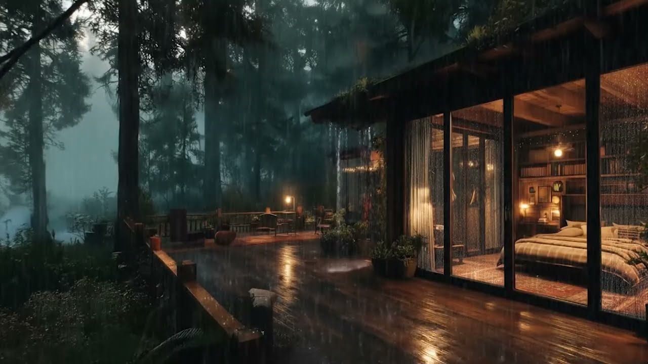 Late Night Rain 🌧 The Perfect Sound for Deep Sleep & Total Relaxation