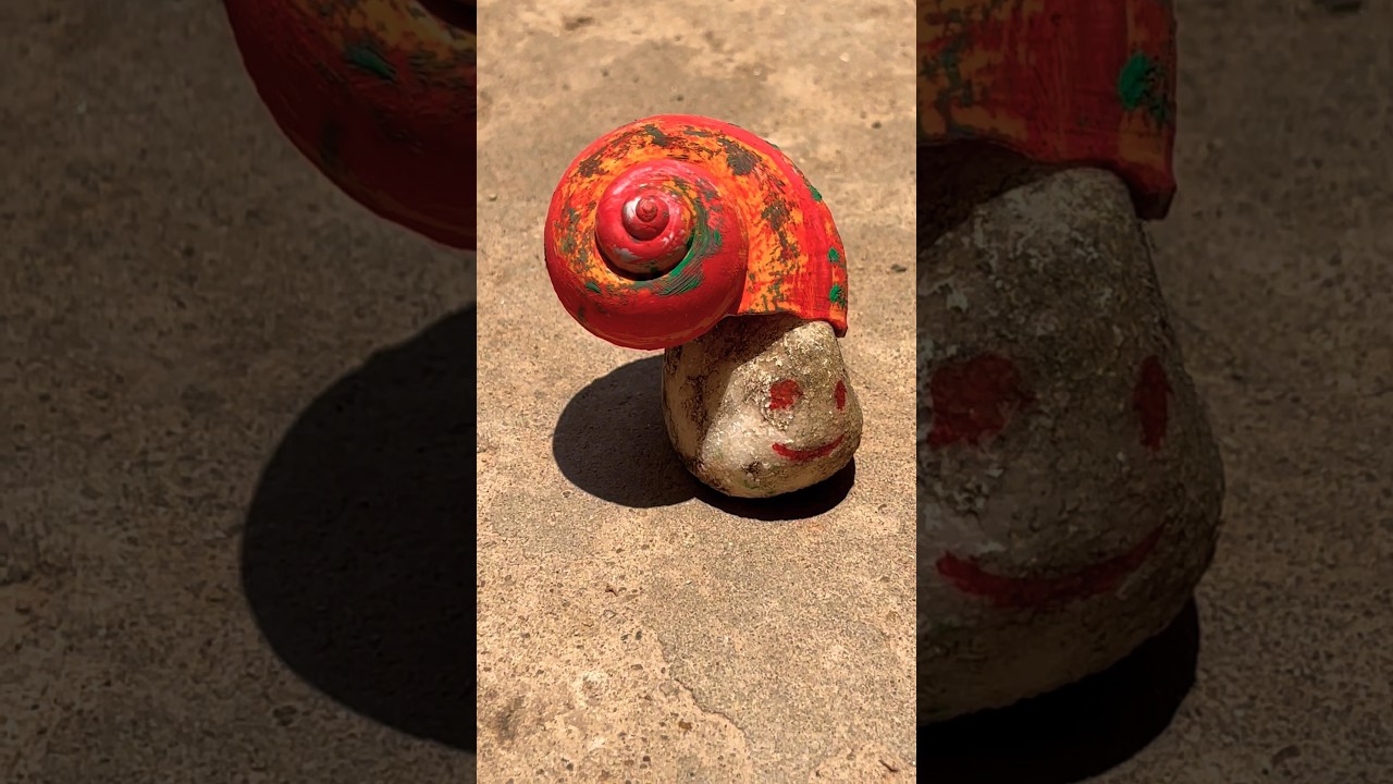 Sơn vỏ ốc bị bỏ đi #shorts #short