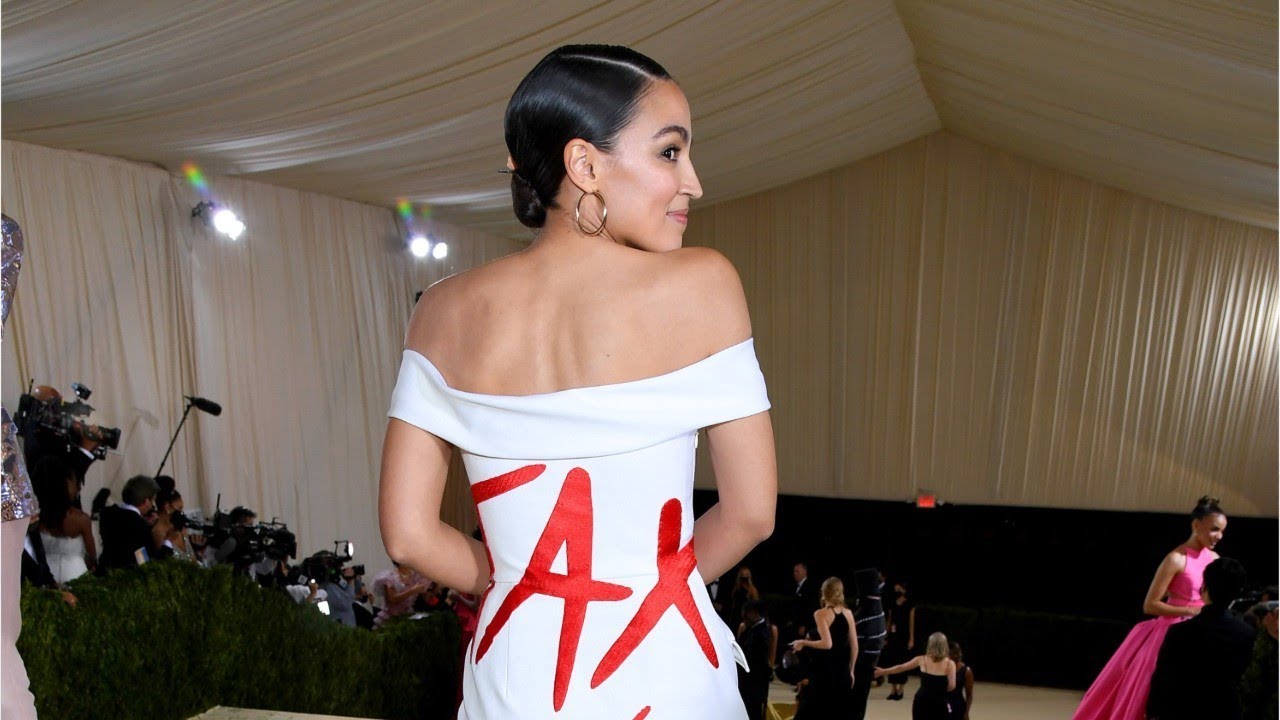 'Hypocrite' AOC slammed for wearing 'Tax the Rich' dress to Met Gala