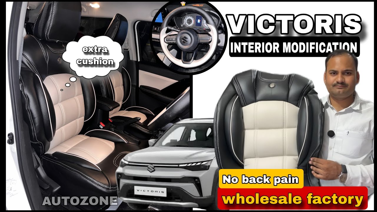 VICTORIS ULTRA COMFORT SEAT COVERS & INTERIOR MODIFICATION | AUTOZONE | #carseatcovers #autozone ...