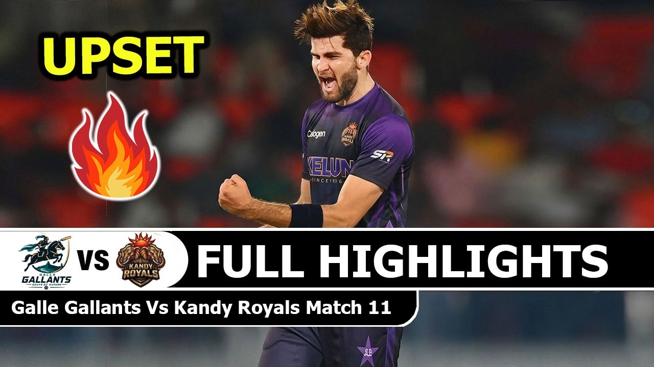 Galle Gallants Vs Kandy Royals LPL 2026 Full Highlights Match 11 | Lanka Premier League 2026