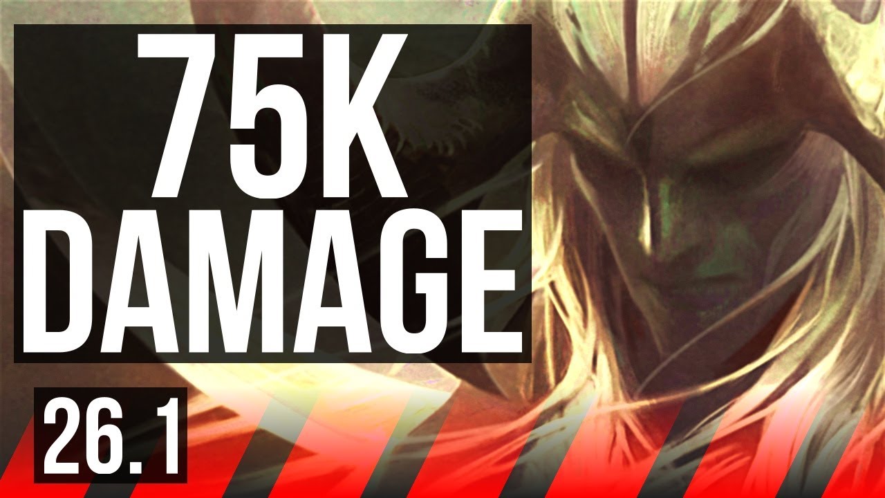AATROX vs NASUS (TOP) | 75K damage, Good KDA: 19/2/5 | KR Master | 26.1