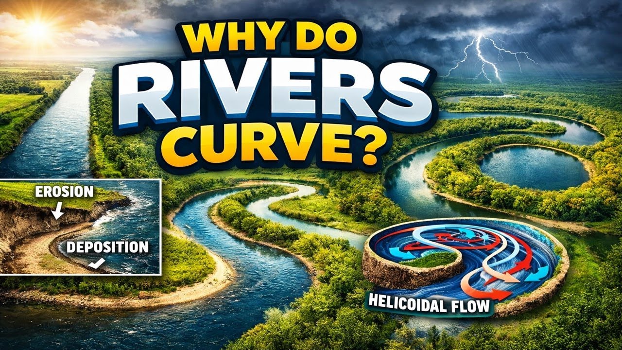 Why Do Rivers Curve Instead of Flowing Straight?