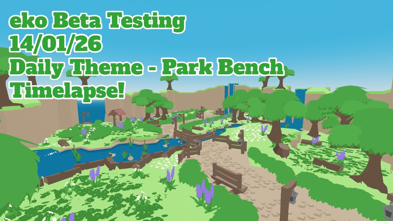 eko - Building a Park with a Time Limit  (Roblox)