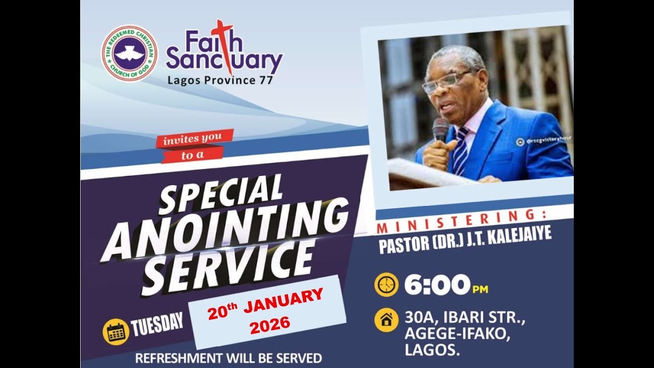 RCCG FSP ANOINTING SERVICE JANUARY 2026 EDITION