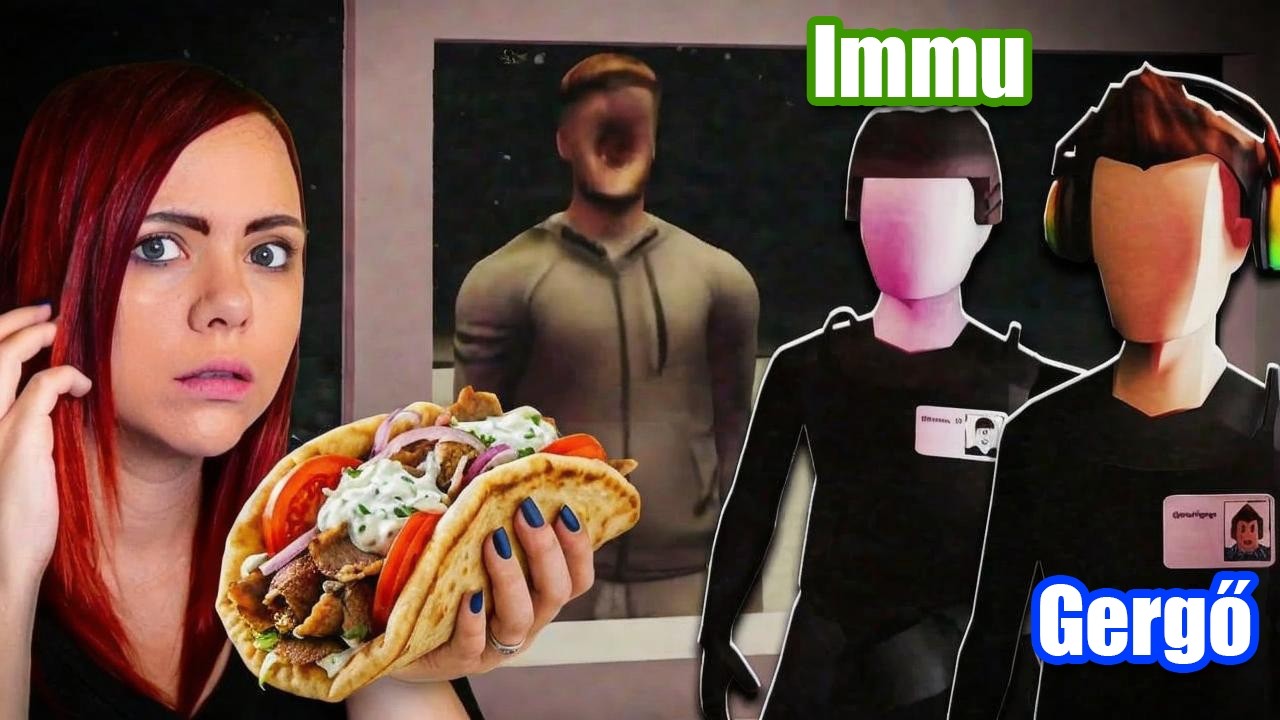 ARC NÉLKÜLI EMBER? - Scary Shawarma Kiosk: the ANOMALY (Roblox) w/Immu, Jánosik Gergő