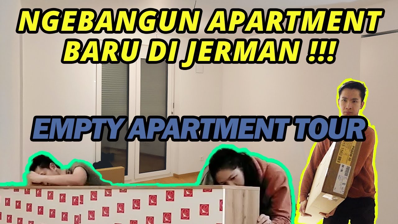 BANGUN APARTMENT BARU DARI NOL DI JERMAN !! EMPTY APARTMENT TOUR