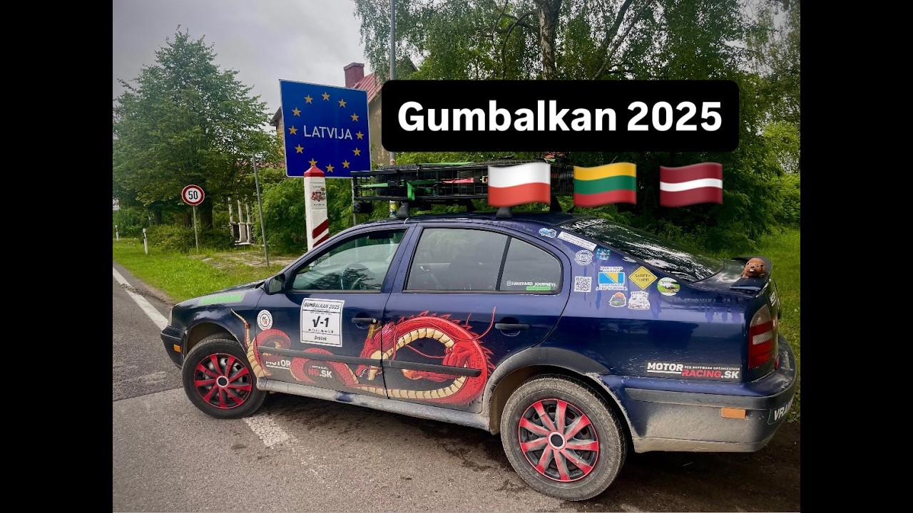 GUMBALKAN 2025 | Zostrih z cesty od junkyard_journeys