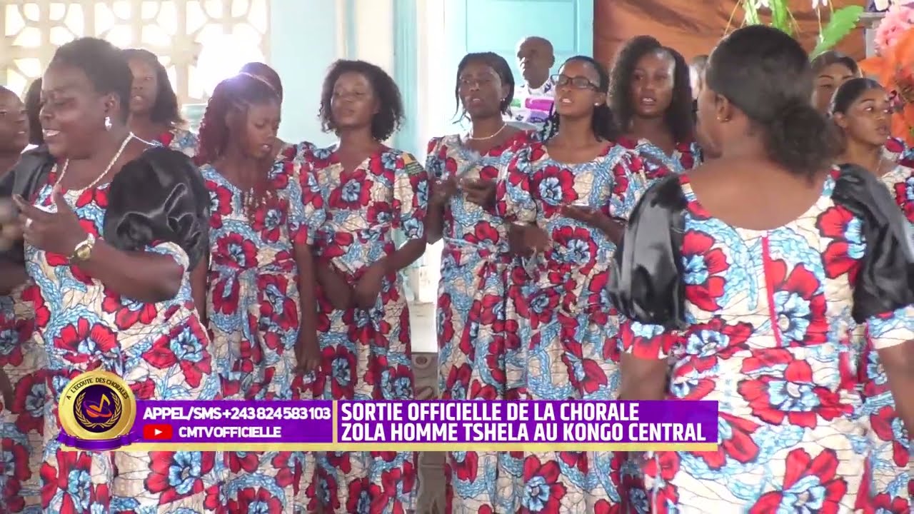 DÉCOUVREZ LA CHORALE TRONE BLANC MÈRE TSHELA ET ZOLA HOMME MOANDA