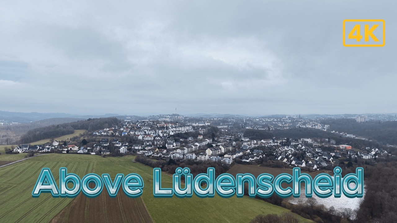 Lüdenscheid from Above | Cinematic Drone Flight over NRW
