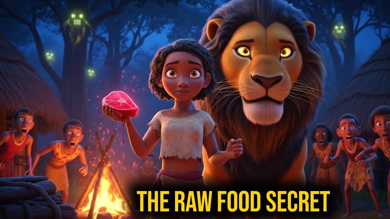 The Girl Who Never Ate Cooked Food — A Dark African Folktale  #africanfolktale #folklore #storytime