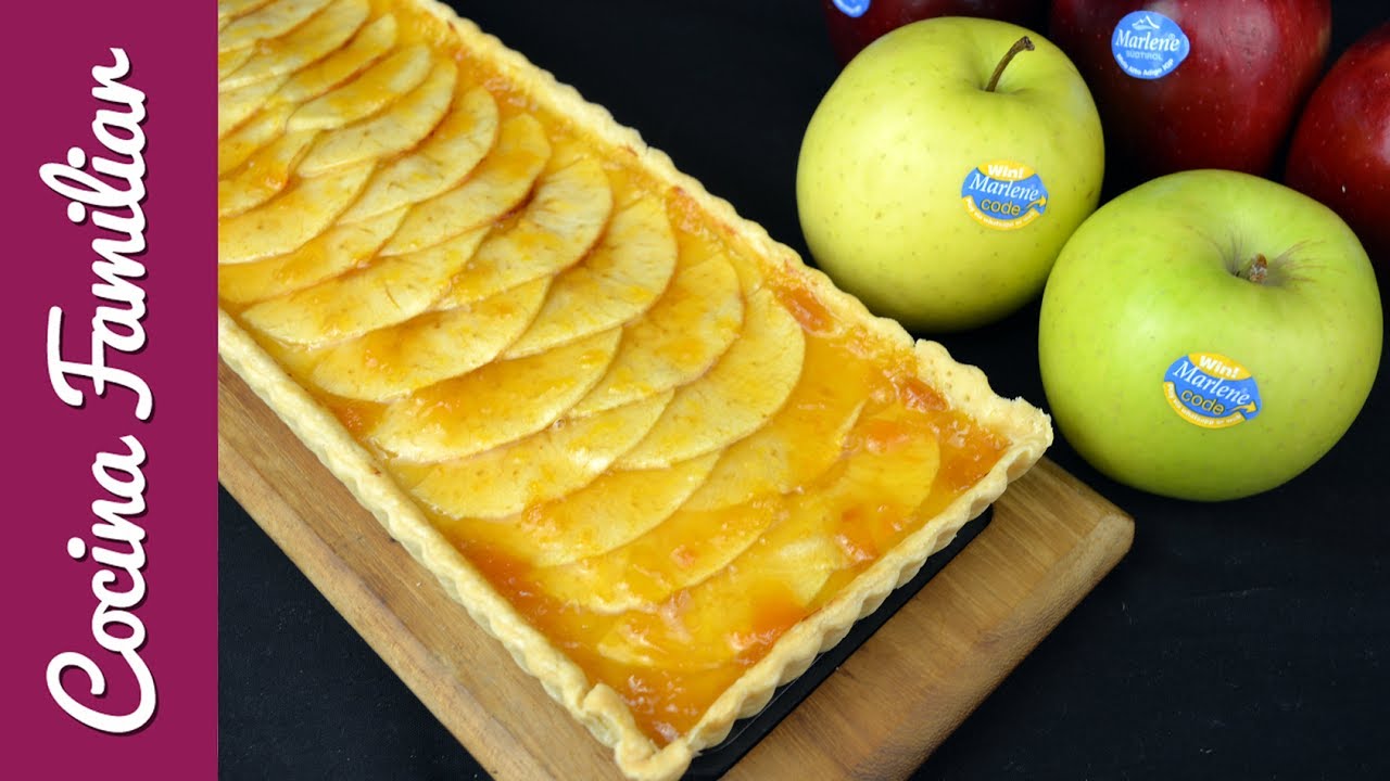Como hacer una tarta de manzana con crema pastelera | Recetas de Javier Romero