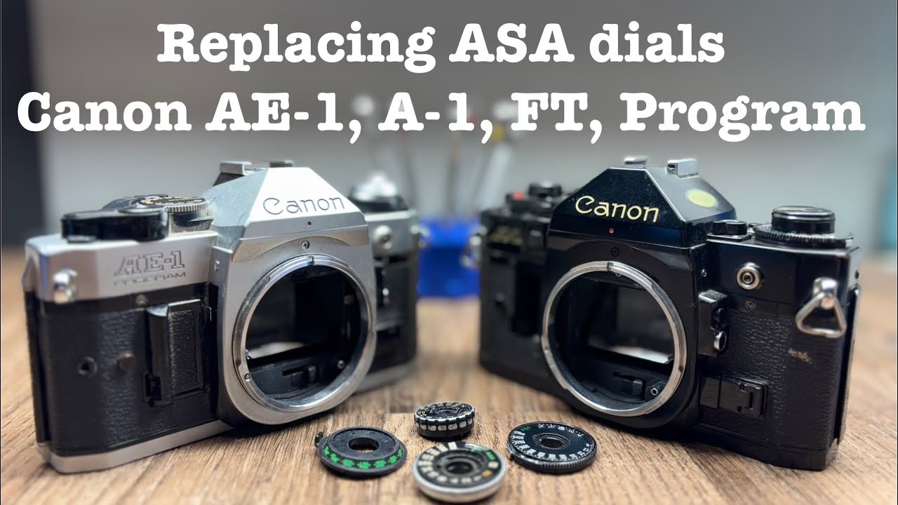How to replace ASA dials on various Canon models