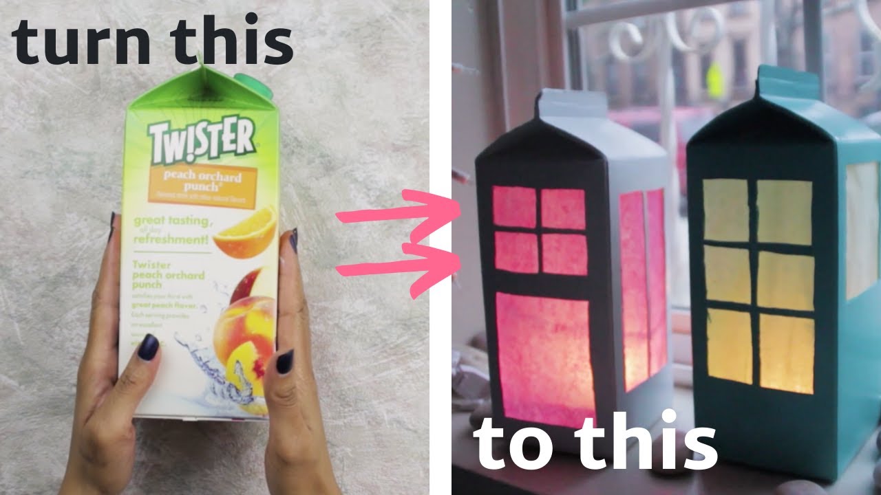 Make a Lighthouse From a Milk Carton