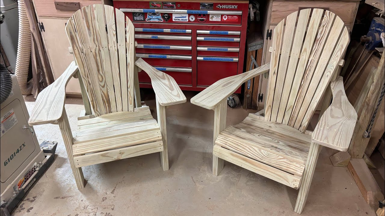 Easy to build Adirondack Chairs! (DIY)