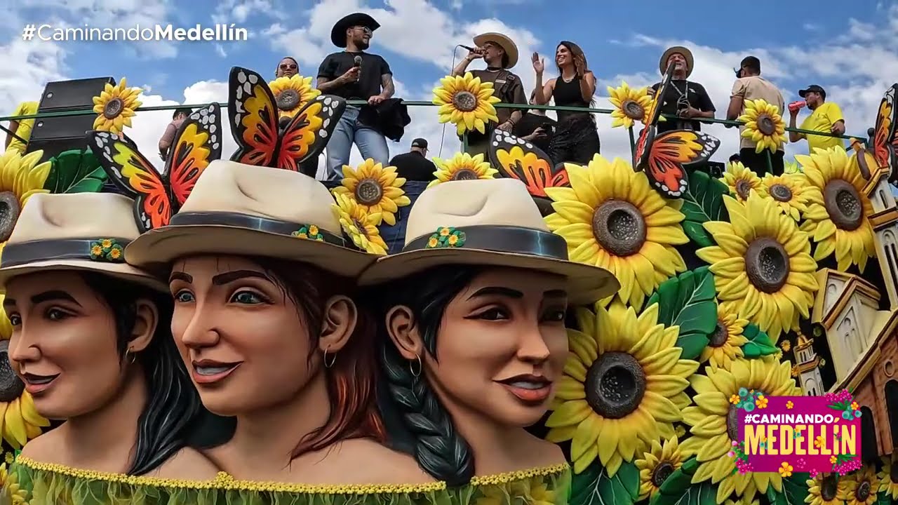 🔴 Desfile de Chivas y Flores – Feria de las Flores 2025 | #CaminandoMedellín | 9 de agosto