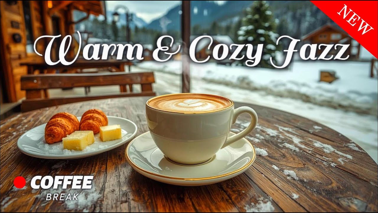 LIVE Warm and Cozy Cafe Jazz ☕ Romantic Smooth Bossa Nova Coffee Break for Relax