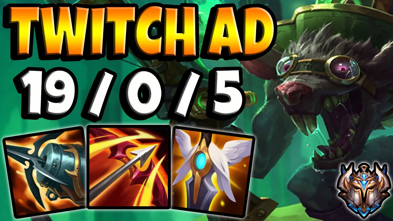 OTP Twitch vs Ezreal [ ADC ] Lol Korea Challenger Patch 12.5 ✅