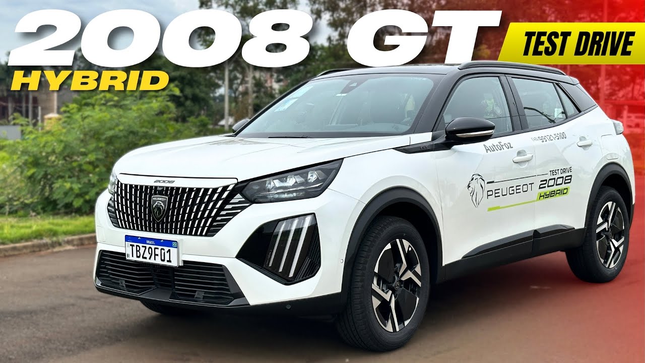 Novo Peugeot 2008 GT Hybrid 2026 – Teste Drive COMPLETO e análise detalhada!