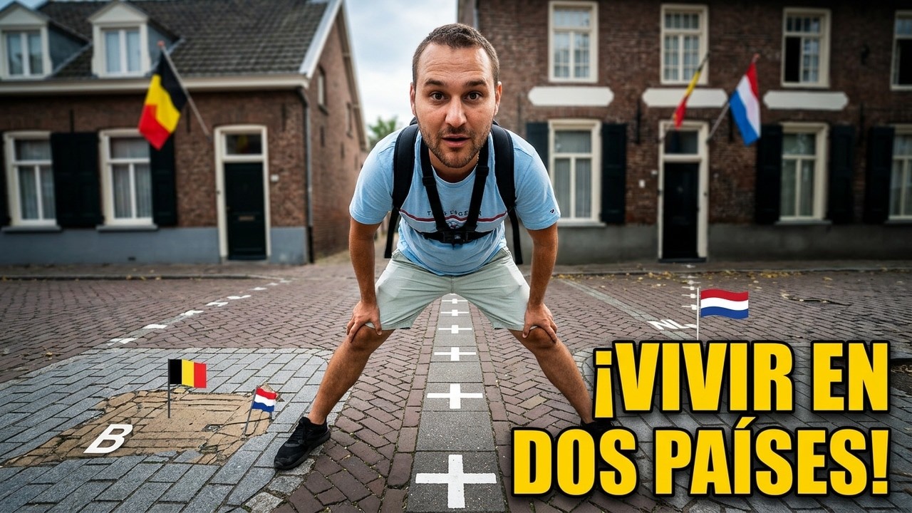 ¿Qué pasa si vives en esta casa? Estás en DOS países