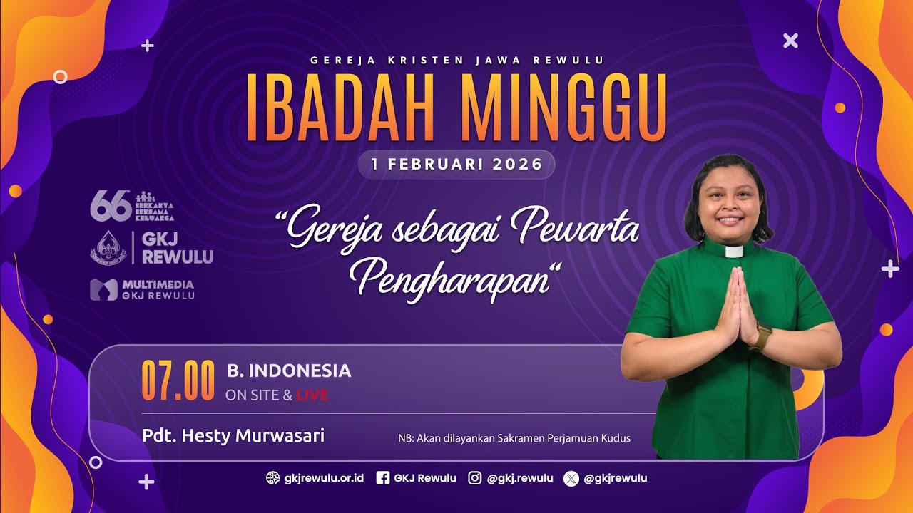 Ibadah Online GKJ Rewulu - 1 Februari 2026