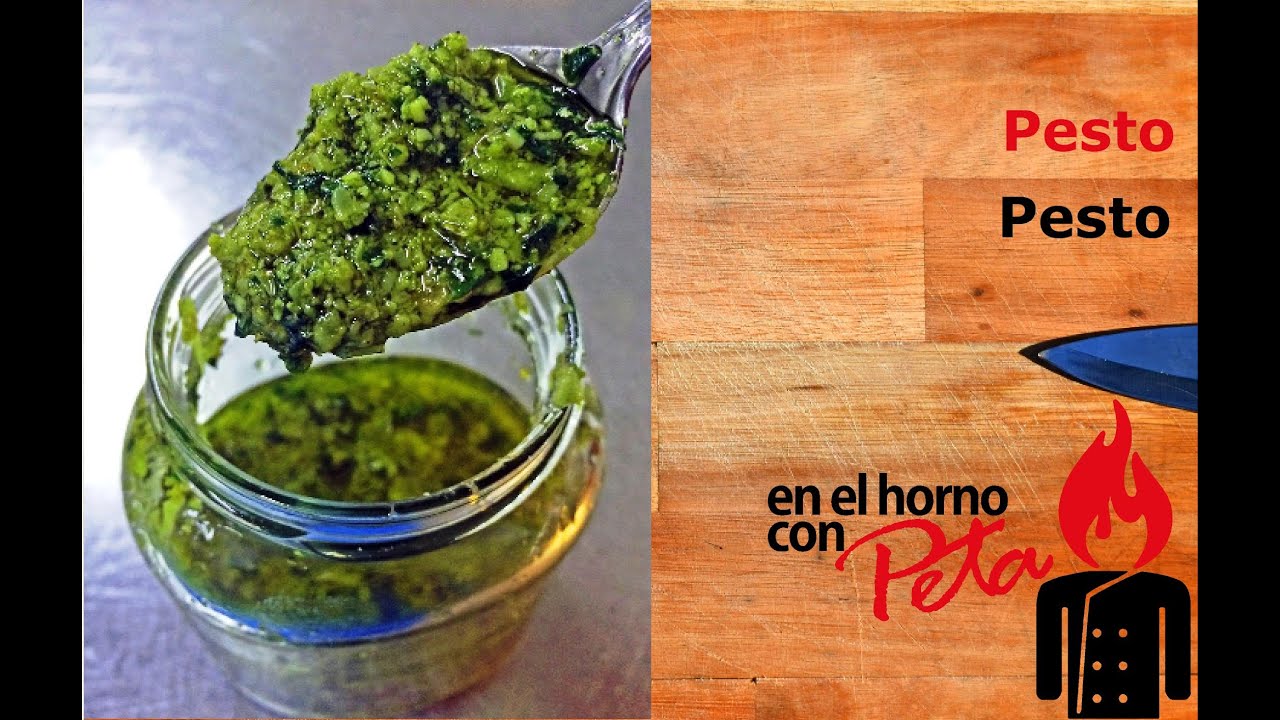 Pesto - Como hacerlo en mortero