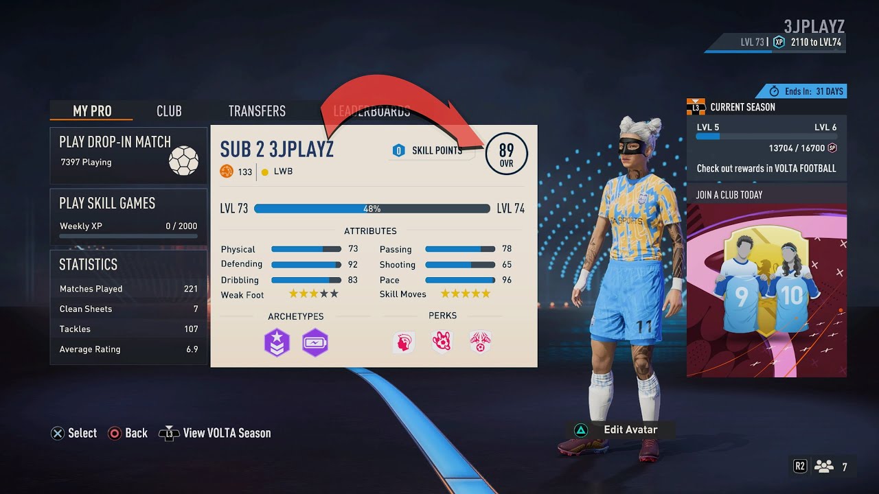 The Only LWB/LB Build you will ever need on FIFA 23 Pro Clubs *OVERPOWERED*