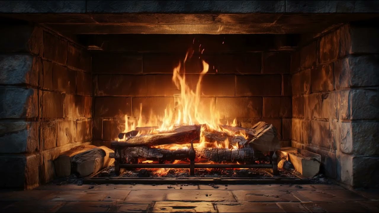 The Most Calming Medieval Music and Crackling Fire | 3h Celtic Fireplace