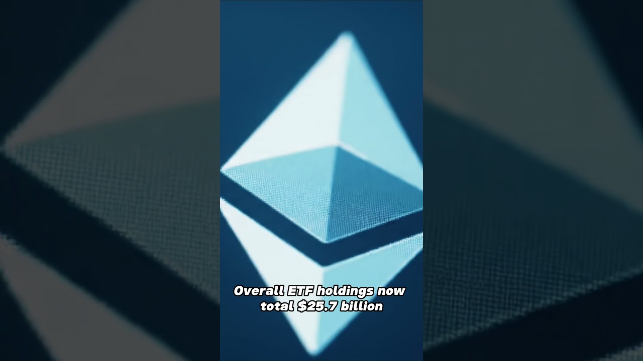 ETH ETFs Just Hit a $1 Billion Net Inflow Day #ETH #cryptocurrency #usdt