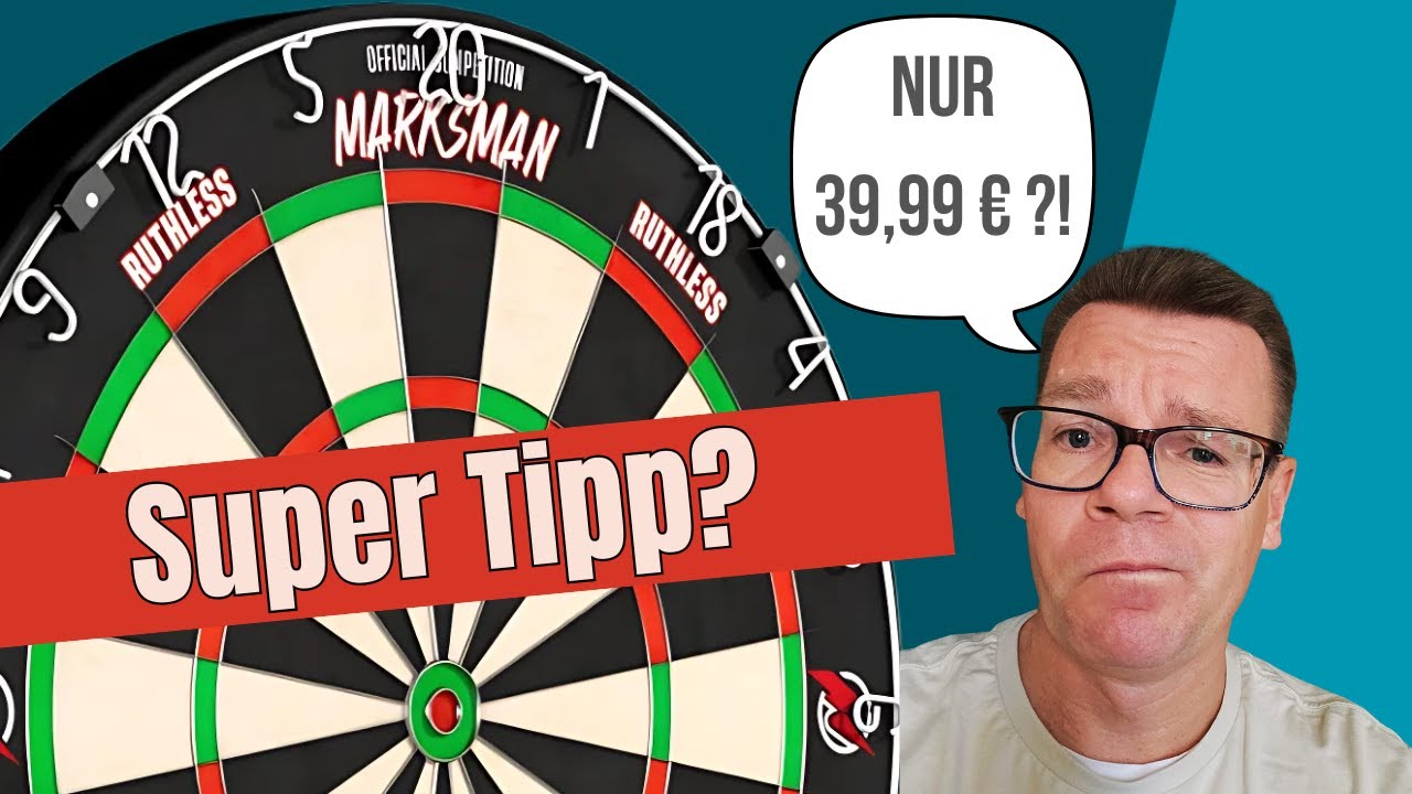 Teure Boards sind OUT? Wie gut ist die Ruthless Marksman Dartscheibe?