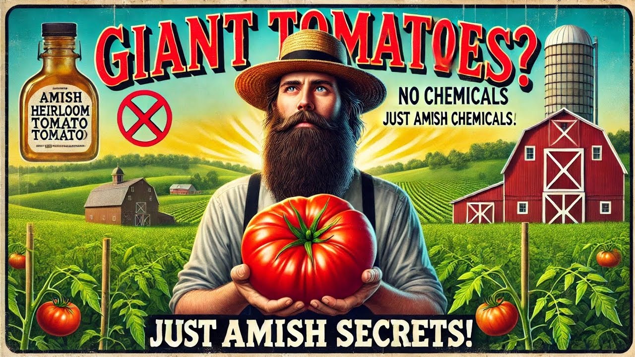 How the Amish Grow MASSIVE Tomatoes Naturally&mdash;No Chemicals, Just Pure Farming Secrets!