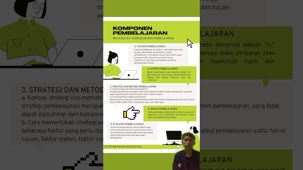 MATERI KURIKULUM PEMBELAJARAN TENTANG KOMPONEN PEMBELAJARAN, OLEH ELTRYAN AKSHA (A1G022134)