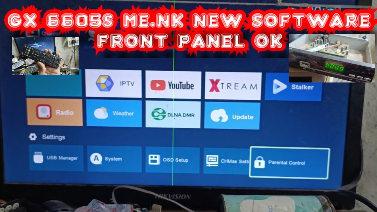 GX 6605S ME.NK NEW SOFTWAREfront panel ok