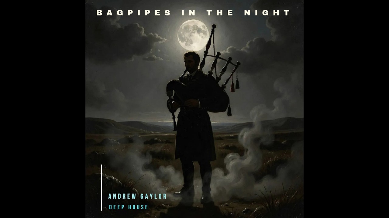 Bagpipes in the night