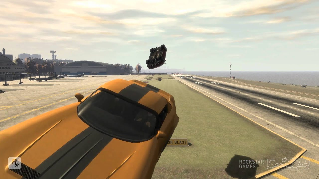 GTA IV Airport Mega Stunt 1080p