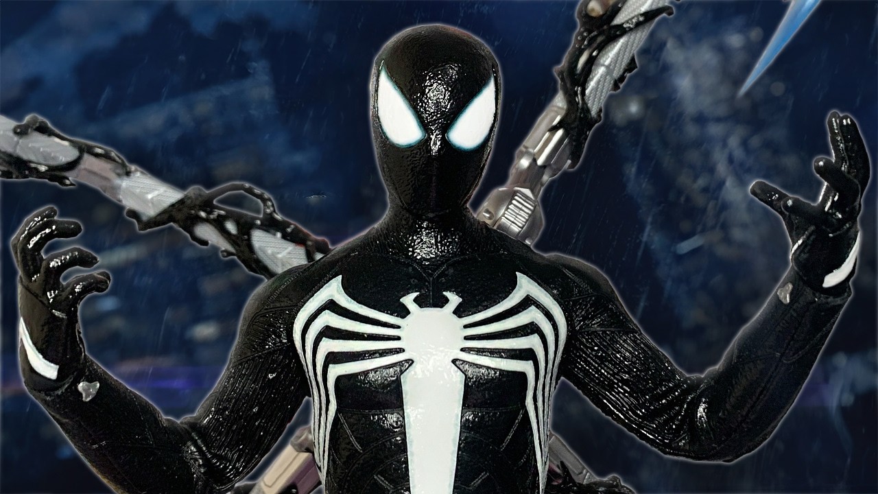 МОЩНЕЙШИЙ Hot Toys Человека-паука в симбиотическом костюме по игре Marvel's Spider-Man 2