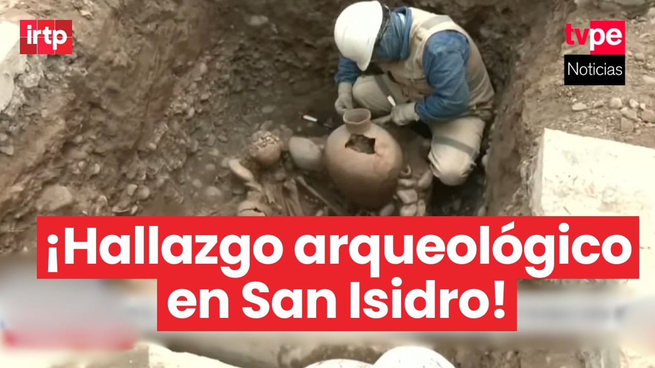 Realizan trabajos de distribución de gas y descubren restos arqueológicos en San Isidro