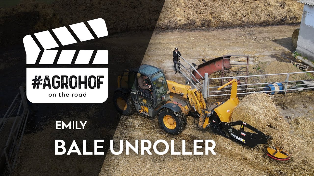 Bedding with Emily Bale Unroller │JCB 530-S│Agrohof