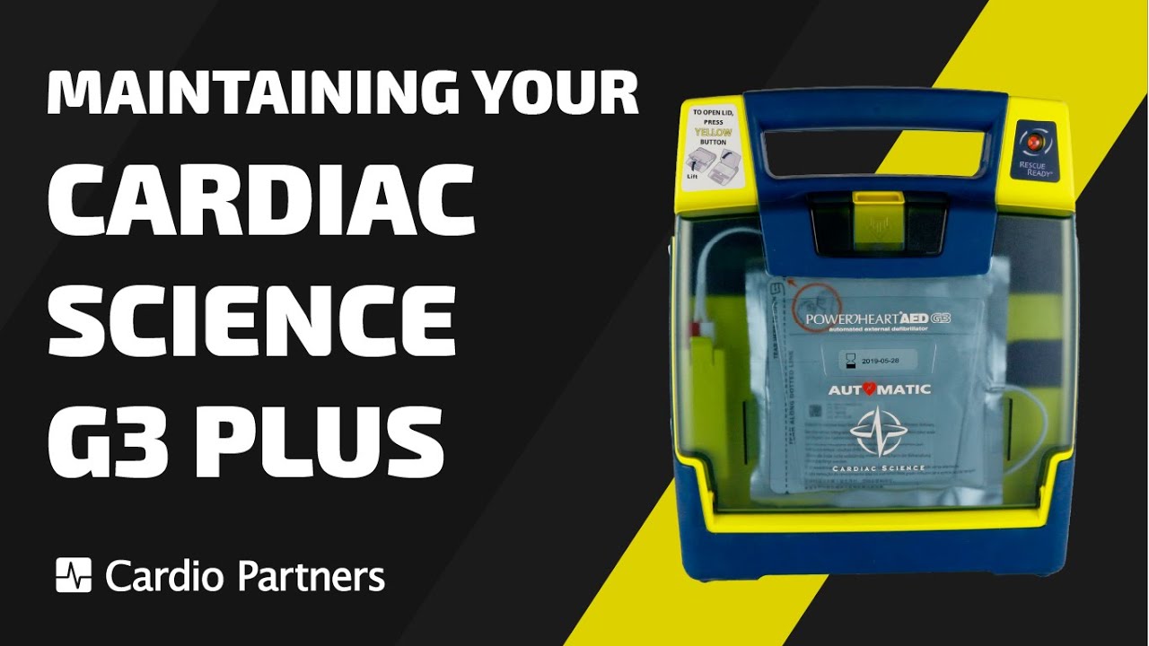 How To Maintain Your Cardiac Science G3 Plus AED