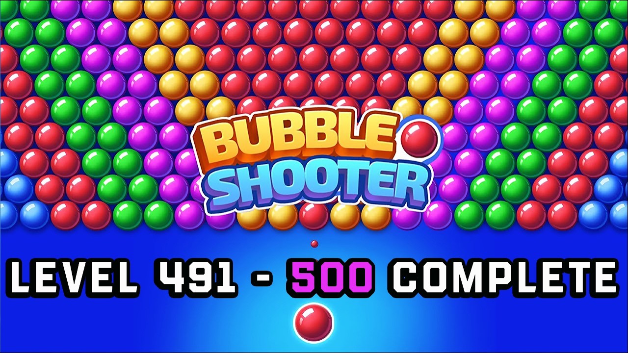 🎯 Bubble Shooter Level 491-500 | Perfect Aim & Full Walkthrough 💥 Bubble Shooter Gameplay | IVYGAMES