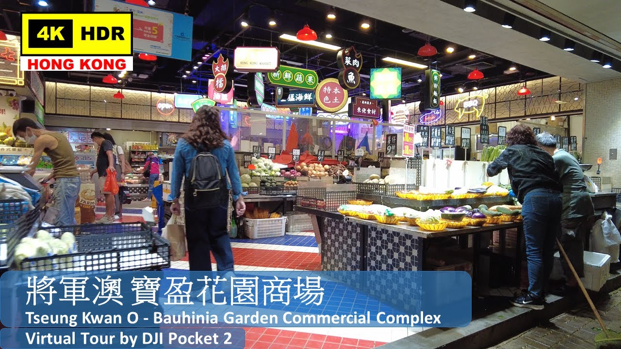 將軍澳 寶盈花園商場 4K | Tseung Kwan O - Bauhinia Garden Commercial Complex | DJI Pocket 2 | 2022.04.22