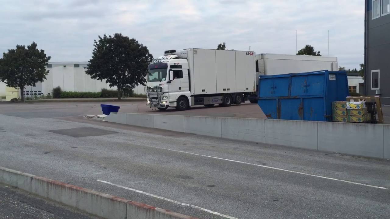 Backa med släp 24m